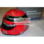 Michael Schumacher signed Mercedes AMS Petronas 2012 F1 season 1:2 scale helmet,