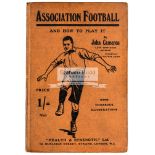 "Association Football and How to Play It" by John Cameron (Queen's Park, Everton,