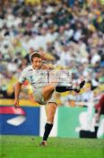 Darren Baker limited edition print of the England rugby player Jonny Wilkinson,