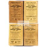 Four John Wisden's Cricketers' Almanacks, for 1922, 1935, 1936 & 1937,