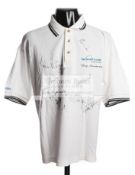 Autographed Marsh Classic Tennis Tournament, Hurlingham, polo shirt,