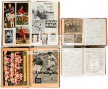 A fine and extensive collection of football autographs collected in the 1960s,