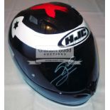 Jorge Lorenzo signed HJC brand helmet,