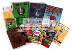 A collection of football publications and yearbooks 1930s to modern times,