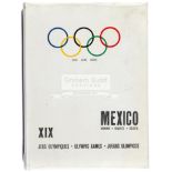 Mexico 1968 Olympic Games book,