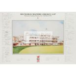 Multi-signed print for the 1995 BSI World Masters [veterans] Cricket Cup,