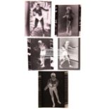 A collection of 27 boxing photographic negatives dating between circa 1900-1930,