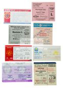 An album of Manchester City football tickets, dating 1970s-2000s,