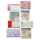 An album of Manchester City football tickets, dating 1970s-2000s,