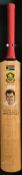 A cricket bat bearing an original artist drawn portrait of Hansie Cronje and the signatures of the