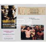 Ricky Hatton signed fight ticket for the Mayweather fight at the MGM Grand, Las Vegas,