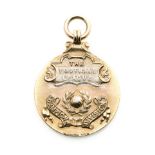 Joe Mercer's Aston Villa FC Football League Division Two Championship winner's medal 1959-60, 9ct.