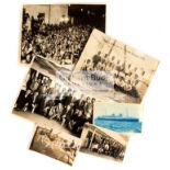Five period photographs of the Argentina 1928 Amsterdam Olympic Games silver medal winning football