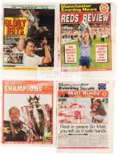 A collection of 45 original newspapers with front page & extensive coverage of Manchester United FC