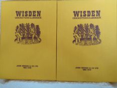 A boxed set of Wisden Facsimile Almanacks 1864-1878, from a limited edition this set numbered 418,