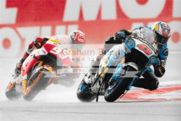 A group of eight photographs signed by MotoGP riders, comprising: Jack Miller,