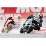 A group of eight photographs signed by MotoGP riders, comprising: Jack Miller,