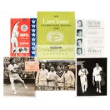 An interesting collection relating to 1947 Wimbledon champion Jack Kramer,