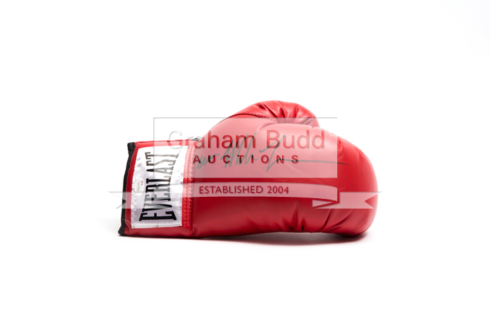 Mike Tyson signed boxing glove,