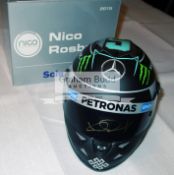 Nico Rosberg signed Mercedes 2016 F1 World Championship season mini helmet,