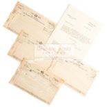 A group of telegrams sent to the Arsenal FC captain Joe Mercer on the occasion of the 1950 F.A.