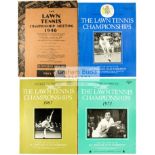 A collection of Wimbledon Lawn Tennis Championships programmes 1946 to 1976,