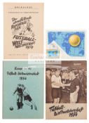 A group of five publications pertaining to the 1954 World Cup,