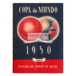 1950 World Cup Tournament handbook, issued by Standard Oil Company of Brazil, 44 pages,