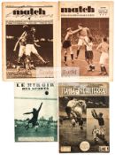 A collection of 24 original French football & sporting magazines published circa 1929-1935,