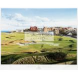 A group of four Graeme Baxter limited edition golf prints, all signed by the artist,