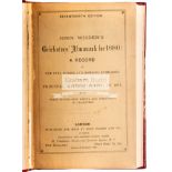 John Wisden's Cricketers' Almanack for 1880, rebound but with original paper wrappers preserved,