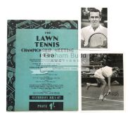 Wimbledon Lawn Tennis Championships programme for the ladies singles final day in 1946,