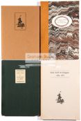 Four scarce author-signed limited edition books on Scottish Golfing history by David Hamilton,