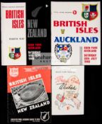 British & Irish Lions & England rugby autographs relating to tours to New Zealand,