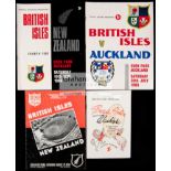 British & Irish Lions & England rugby autographs relating to tours to New Zealand,