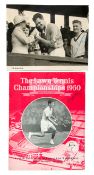 Wimbledon Lawn Tennis Championships programme for the men's singles final day in 1950 signed to the