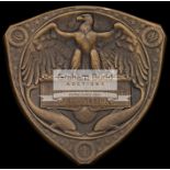 'Gold Medal' of the Louisiana Purchase Exposition 1904, Triangular, bronze, 70mm.