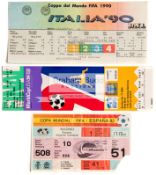 A collection of 25 World Cup tickets from the 1982, 1990 & 1994 World Cups,