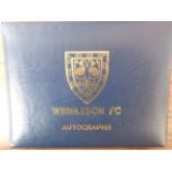 Football autograph album,