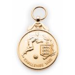 Football Association Challenge Vase winner's medal, 9ct.