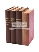 Four John Wisden's Cricketers' Almanacks, for 1887, 1888, 1891 & 1899,