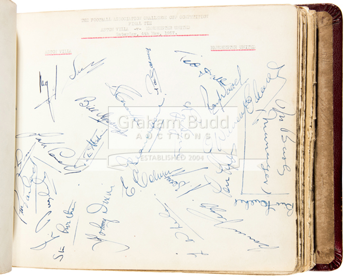 A superb Wembley Stadium Limited leather bound autograph album containing the signatures of teams - Image 2 of 2
