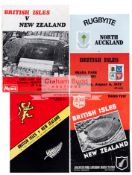 Eleven British Lions programmes for Tours of New Zealand, two for 1959,