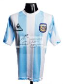 Diego Maradona signed Argentina No.