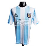 Diego Maradona signed Argentina No.