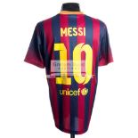 Lionel Messi signed replica Barcelona No.