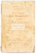 John Wisden's Cricketers' Almanack for 1879, original paper wrappers,