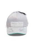 Lewis Hamilton and Valtteri Bottas signed AMG Petronas 2017 F1 silver-grey cap,