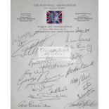 Official Football Association 1966 World Cup Organisation (Middlesbrough Committee) headed paper