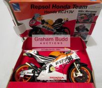 Marc Márquez signed scale model of his Repsol Honda RC213V MotoGP motorcycle,